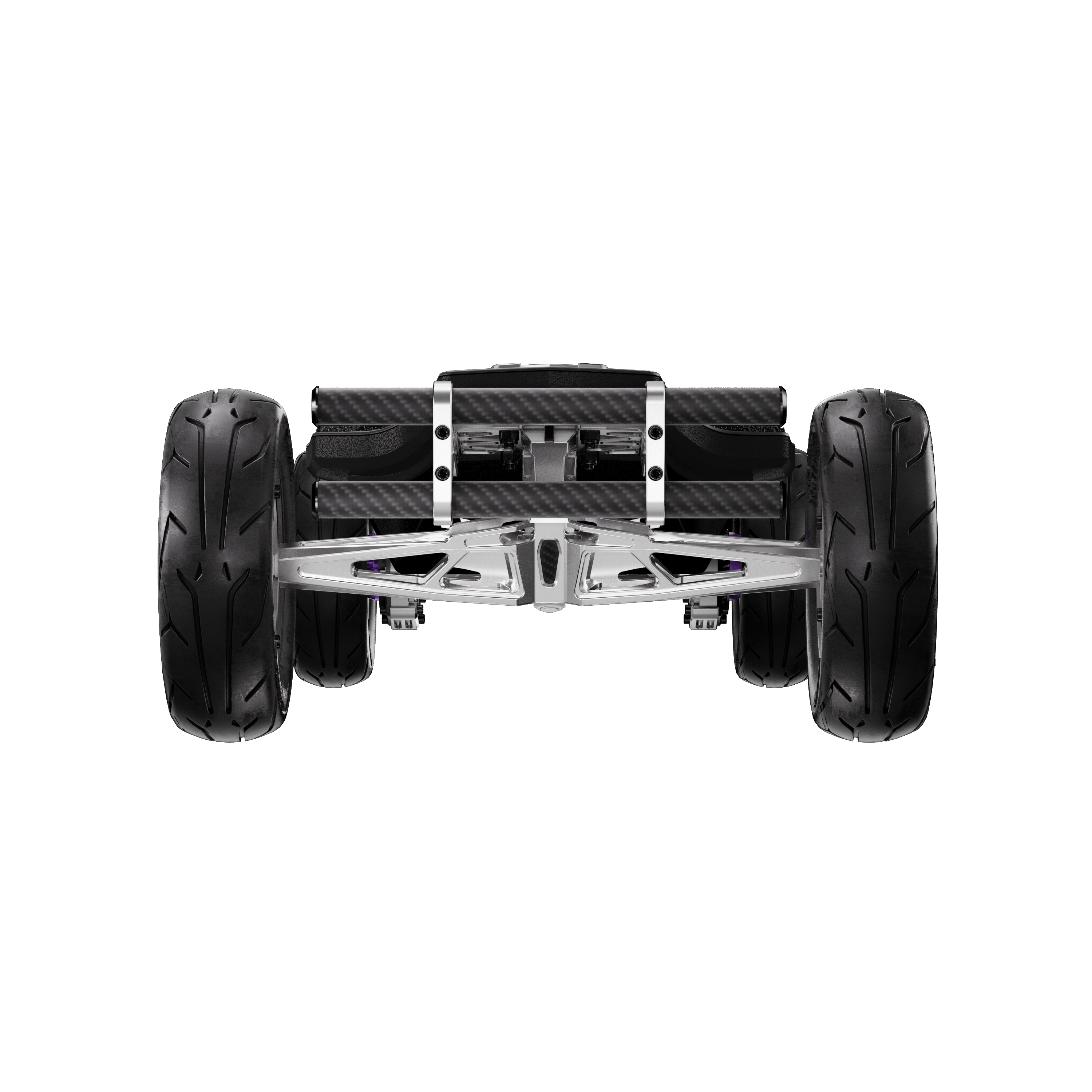 rear view of acedeck nomad n3 electric skateboard