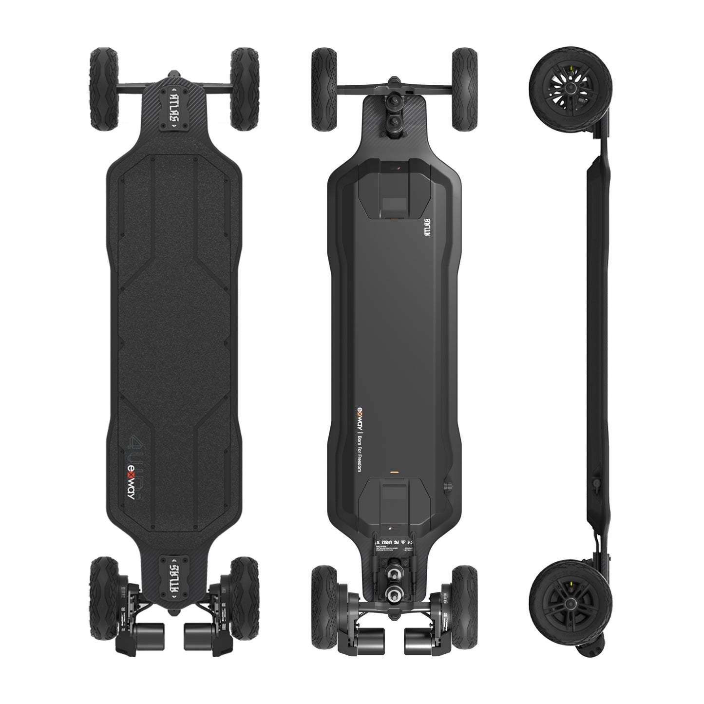 EXWAY® Atlas Carbon Electric Skateboard