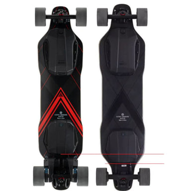 Backfire G2Z Belt Drive Electric Skateboard Top and Bottom