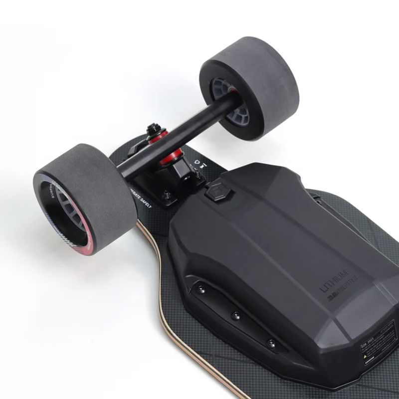 Backfire_G2_Black_Electric_Skateboard_Hub_Motor_Bottom_View_Back_Wheels