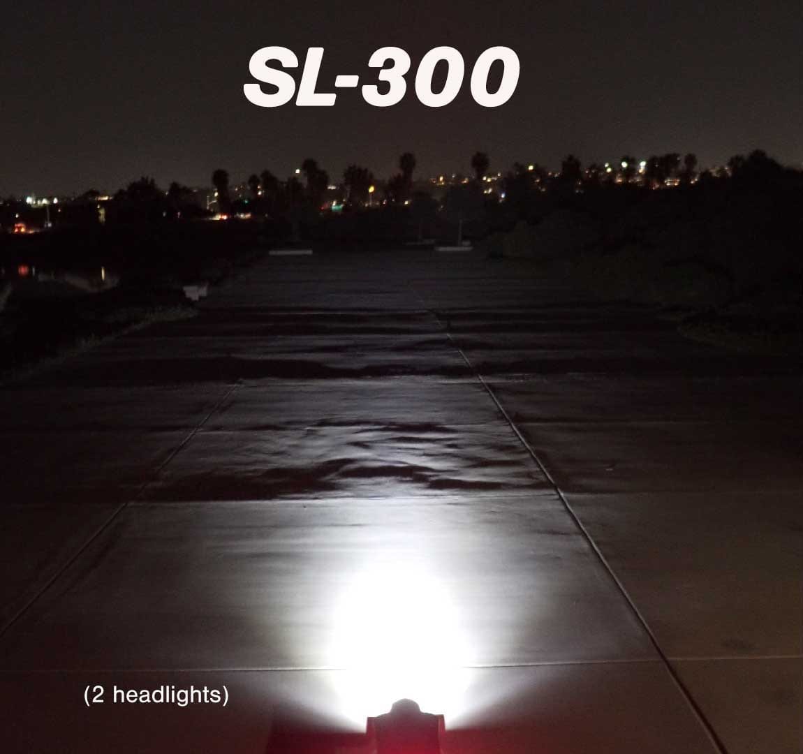 ShredLights SL-300 Headlights & SL-R1 Rear Lights Skateboard Bundle