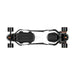 underside of exway flex paragon electric skateboard